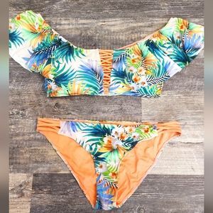 Ruffle Floral Style Bikini